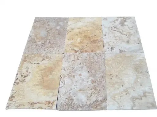 [2452] Travertin Jaune Scabas 40x60 cm 