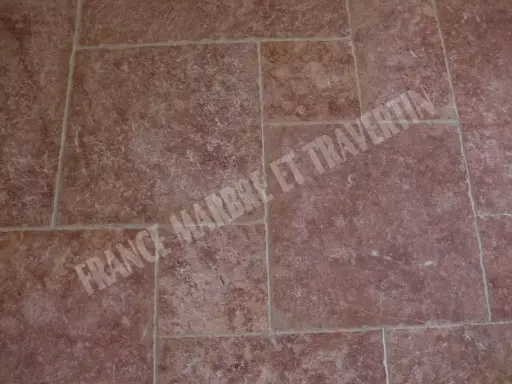 [329] Travertin Rose Big Opus Romain 