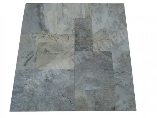 Travertin Silver Opus Romain 1,2 cm Vieilli