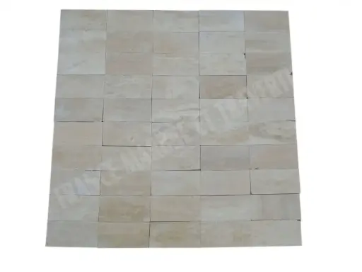 [2097] Travertin Beige Clair Veine 7,5x15 cm 