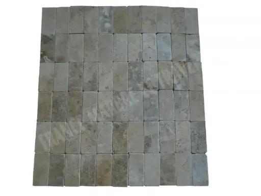 [1072] Travertin Silver Clair 7,5x15 cm 