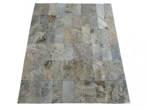 [280] Travertin Silver 7,5x15 cm 