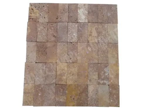 [850] Travertin Jaune 7,5x15 cm 