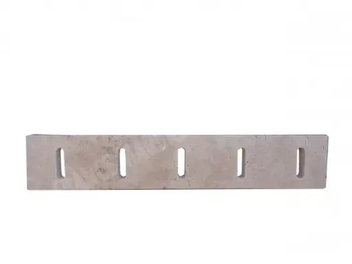 [3060] Travertin Beige Grille Rainure 9x50 cm 