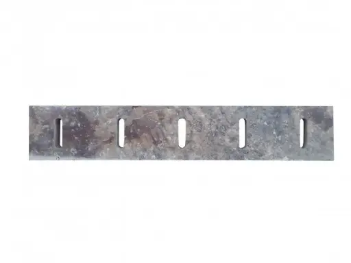 [2698] Travertin Silver Grille Rainure 9x50 cm  
