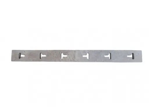 [1162] Travertin Beige Grille Grande T 9x50 cm  