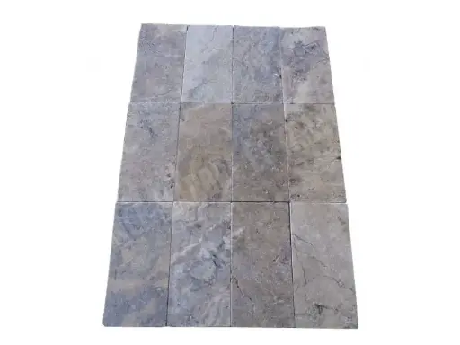 [1218] Travertin Silver 20x40 cm 