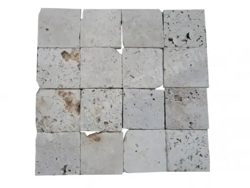 Travertin Beige Nuance Pavé 15x15 cm 