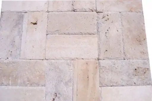 [063] Travertin Beige Nuance Pavé 15x30 cm 