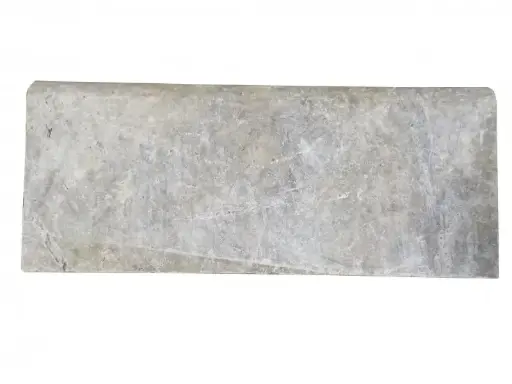 [659] Travertin Silver Bordure 43x18 cm Arrondi 
