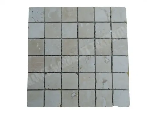 [3141] Travertin Beige Mosaique 4,8x4,8 cm 