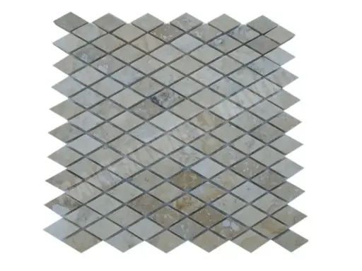 [3127] Travertin Beige Mosaïque Petit Losange 