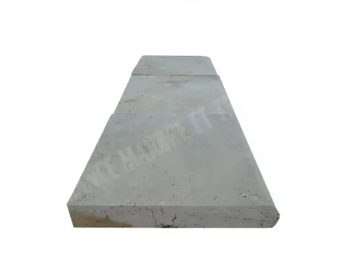 [3026] Travertin Beige Nuancé Margelle de Piscine